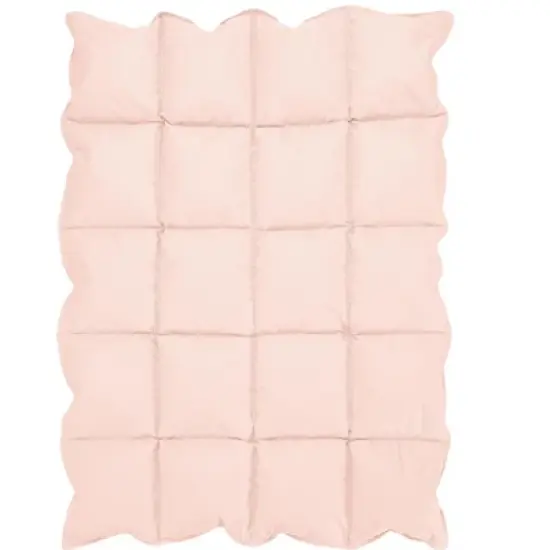 Sweet Jojo Designs Girl Baby Down Alternative Crib Comforter/Blanket Solid Blush Pink image {3}