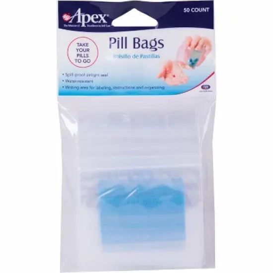 Apex Pill Bags Small, 50 Count image {4}