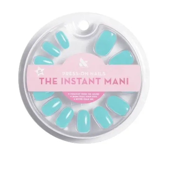 Olive & June Press-On Fake Nail - Squoval - Jewel Pop - XS - 42ct image {4}