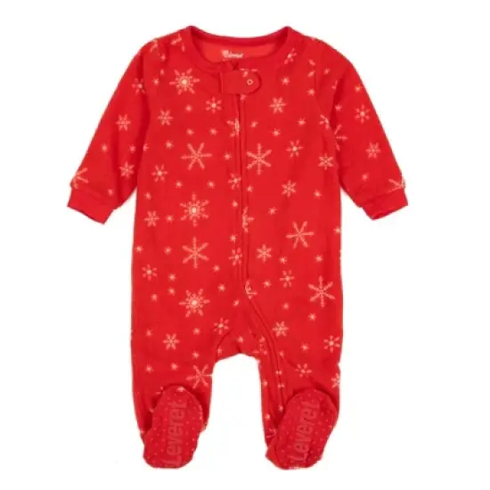 Leveret Footed Sleeper Fleece Christmas Pajamas image {10}