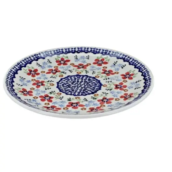 Blue Rose Polish Pottery T134 Manufaktura Lunch Plate image {9}