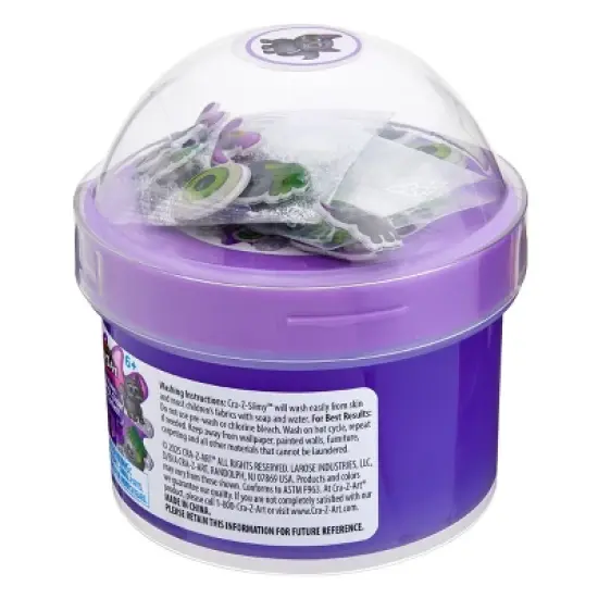 Cra-Z-Slimy Halloween Dome Jars Witches Potion: Creativity Kit with Purple Slime, Includes 17 Pieces image {3}