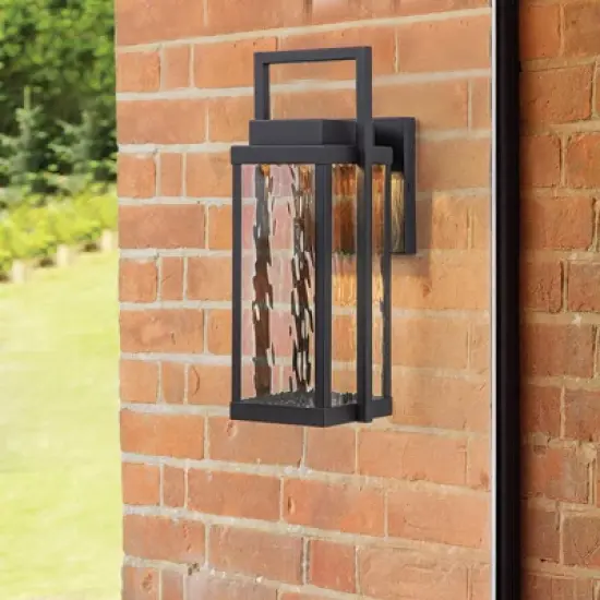 LLHZSY 14 1/2" Modern LED Outdoor Wall Light Fixture with Clear Glass for Post Exterior House Porch Yard Patio image {10}