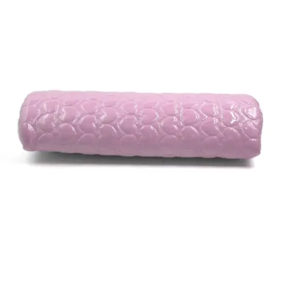 Unique Bargains Soft Sponge Faux Leather Manicure Nail Art Hand Arm Rest Cushion Pink image {1}