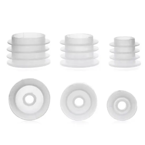 Juvale 45 Pack Press In Medicine Bottle Adapter for Syringe, 3 Sized Medical Dosing Adaptor for Oral Dispensers image {8}