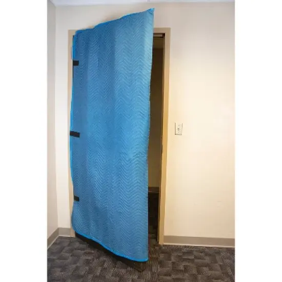 Monster Trucks&reg; 78" x 79" Padded Door Cover in Blue image {4}