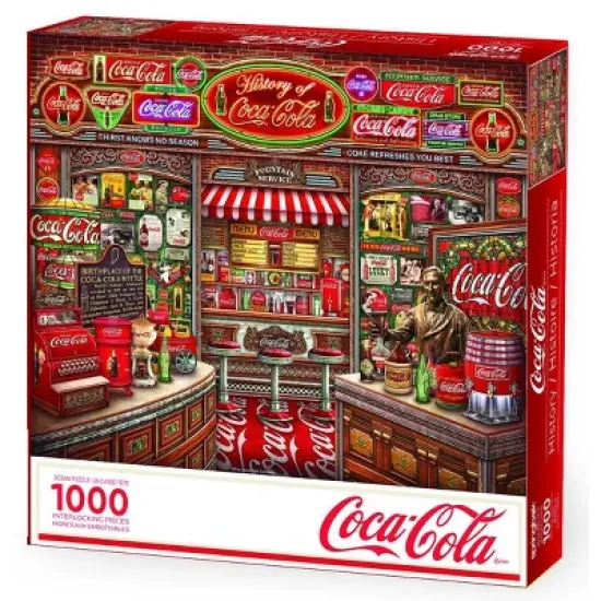 Springbok Coca Cola History Jigsaw Puzzle 1000pc image {1}