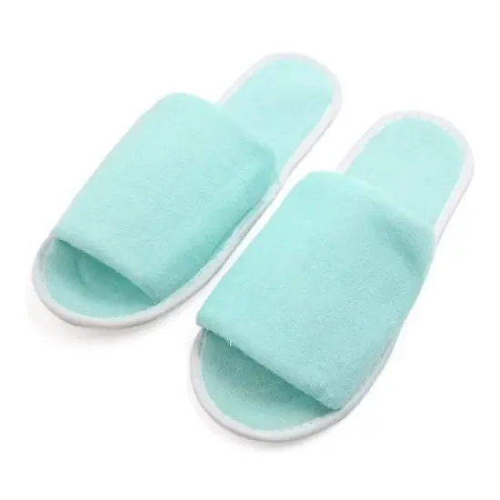Unique Bargains Foldable Disposable Slipper Hotel Spa Guest Slippers for Women 1 Pair image {4}