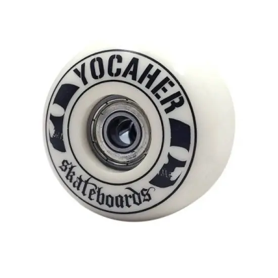 Yocaher 7.75"x31" Pro Skateboard with Black Widow Grip Tape Standard Skateboard - Geometric Green image {5}