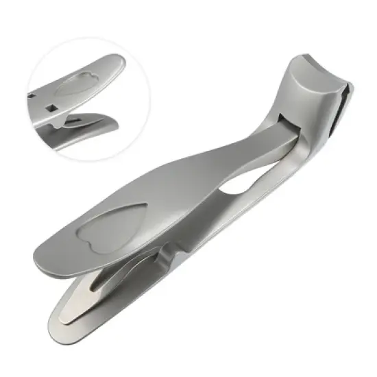 Unique Bargains Portable Stainless Steel Nail Clipper Silver Tone 1Pc image {6}