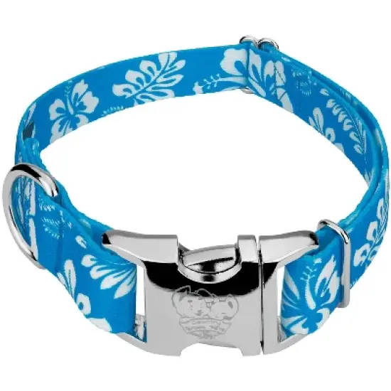 Country Brook Petz Premium Blue Hawaiian Dog Collar image {5}