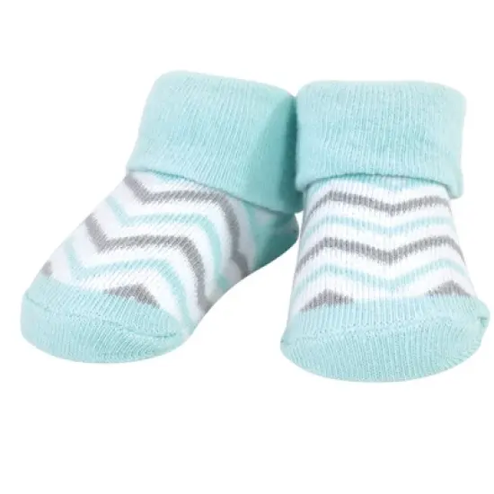 Hudson Baby Infant Girl Cotton Bib and Sock Set, Easter Chicks, One Size image {5}