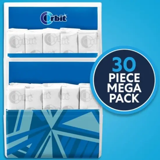 Orbit Gum Sugar-Free Peppermint Chewing Gum - 30ct image {3}