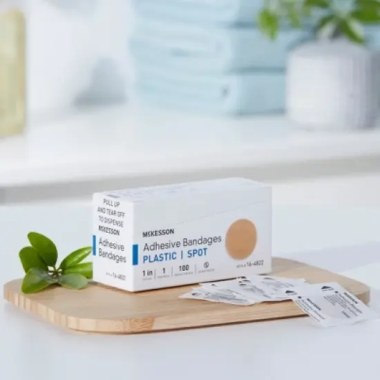 McKesson Spot Adhesive Bandages, Flexible Plastic image {6}