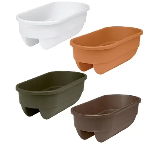 24" 2 x 4 Railing Planter image {1}