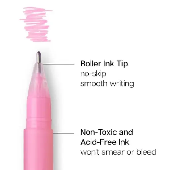 KINGART Gel Pens 12 Pastel Colors image {4}