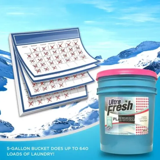 Ultra Fresh Platinum Spring Fresh Fabric Softener image {4}