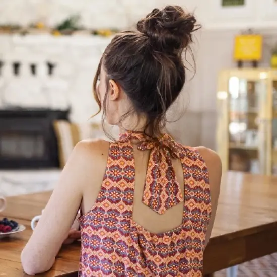 Aventura Clothing Women's Spectra Halter Neck Tank Top image {4}