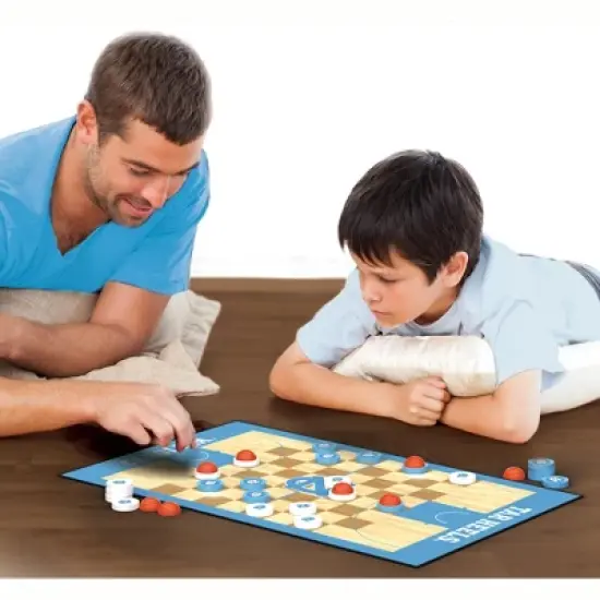 MasterPieces Officially licensed NCAA UNC Tar Heels Checkers Board Game for Families and Kids ages 6 and Up image {4}