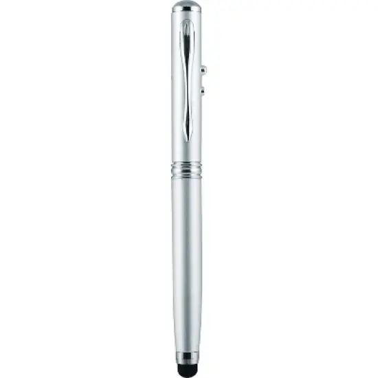 Monteverde 4-in-1 Multifunction Laser/Stylus/Flashlight/Ballpoint Pen Medium Point Silver (MV73423) image {2}