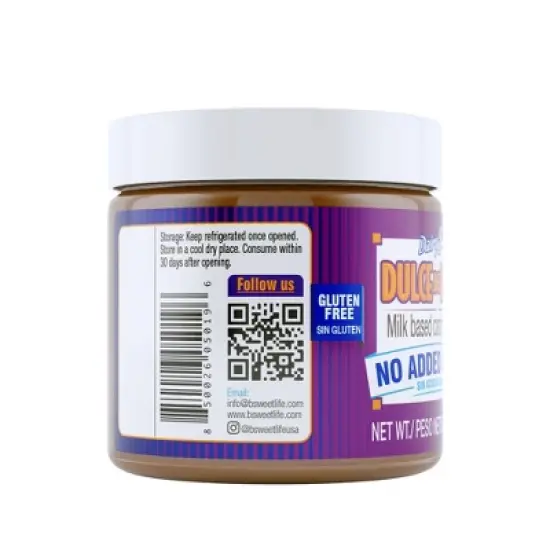 DairySky Dulce de Leche - No Added Sugar | Milk-Based Caramel Spread | 5.3 oz (150g) | 12 Pack image {8}