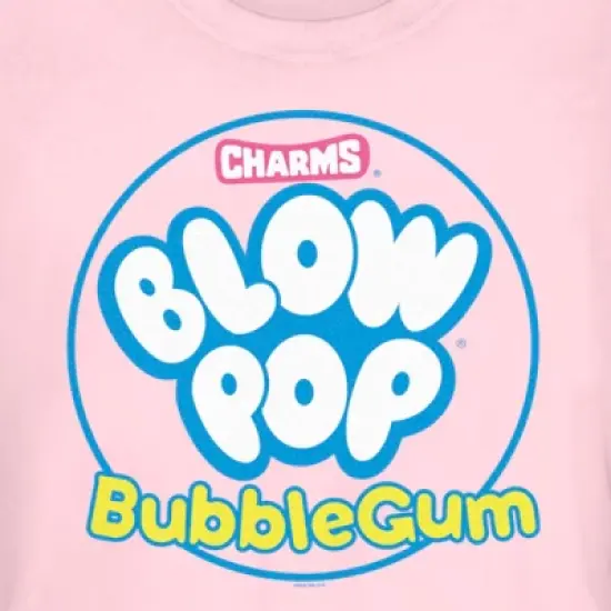 Junior's Blow Pop Bubble Gum Emblem T-Shirt image {1}