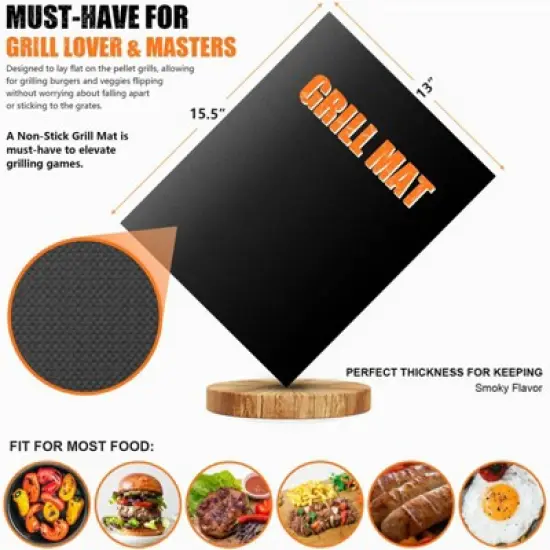 Aoibox 31pcs BBQ Grill Accessories Set for Men Dad, Heavy Duty Grilling Tools Gifts for Fathers Day, Stainless Steel BBQ Utensils Kit with Mats image {3}