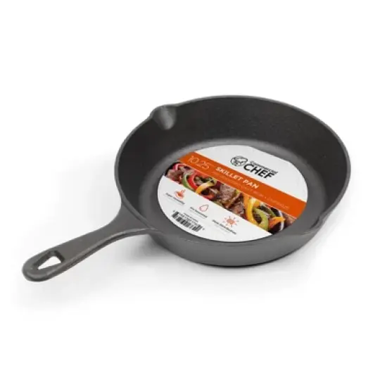 COMMERCIAL CHEF Pre-Seasoned Cast Iron Skillet image {11}