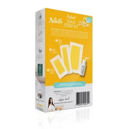 Nad's Natural Wax Strip Kit - 32ct image {3}