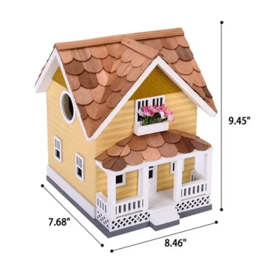 Vandue Outdoor Wooden Birdhouse - Golden Craftsman image {2}