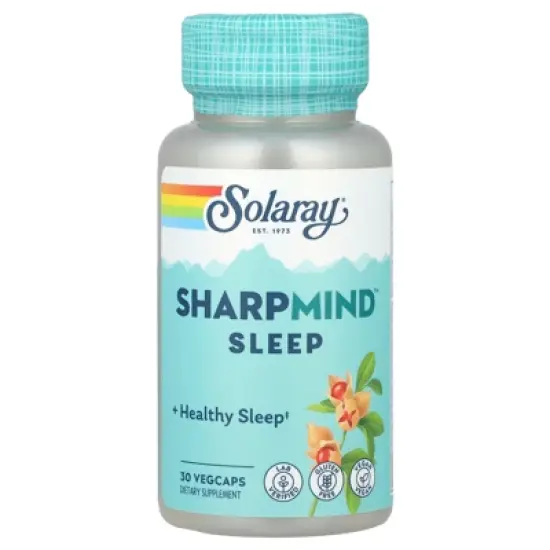 Solaray SharpMind&trade; Sleep, 30 Vegcaps image {2}