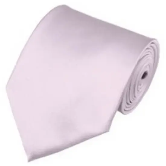Solid Color 3.5 Inch Wide And 62 Inch Extra Long Necktie For Big & Tall Men image {11}