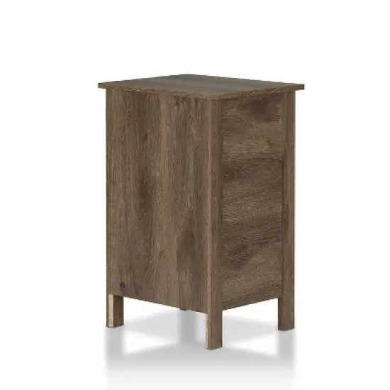 Cecilia 3 Drawer Nightstand Walnut - miBasics image {3}
