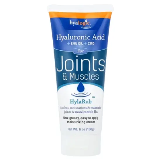 Hyalogic HylaRub, Moisturizing Joint & Muscle Cream, 6 oz (168 g) image {4}