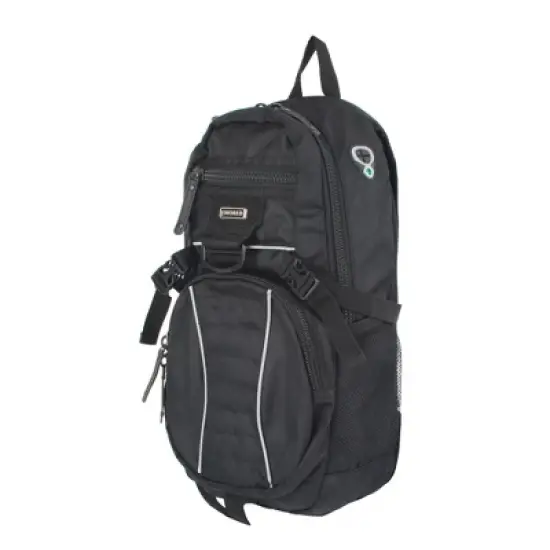 JWorld Multi Functional Vattier 18" Laptop Backpack - Black image {1}
