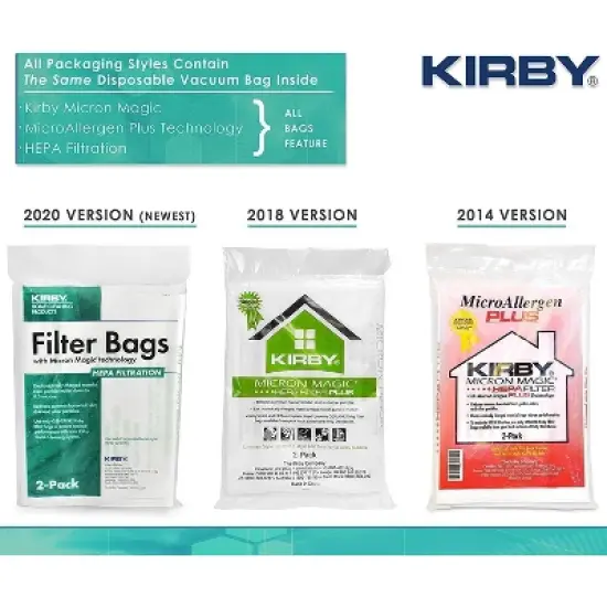 Kirby Allergen Reduction Filters, 204811 (6 pack) image {5}
