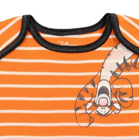 Disney Winnie the Pooh Tigger tiger pig 2 Pack Rompers Orange/Yellow  image {6}
