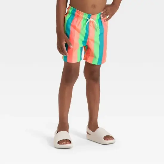 Toddler Boys' Striped Swim Shorts - Cat & Jack&trade; image {3}