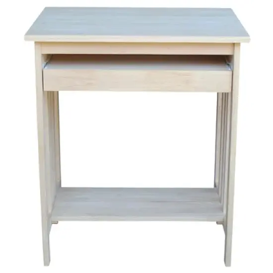 International Concepts Mission Computer Stand Unfinished image {1}