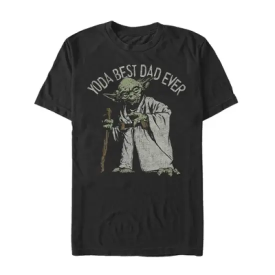 Men's Star Wars Yoda Best Dad Ever T-Shirt image {4}