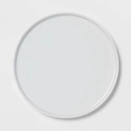 12pc Stoneware Stella Dinnerware Sets White - Threshold&trade;: Solid Dishware Set, Service for 4, Microwave & Dishwasher Safe image {2}