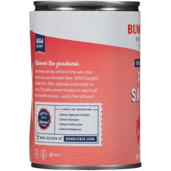 Bumble Bee Premium Wild Pink Salmon 14.75oz image {4}