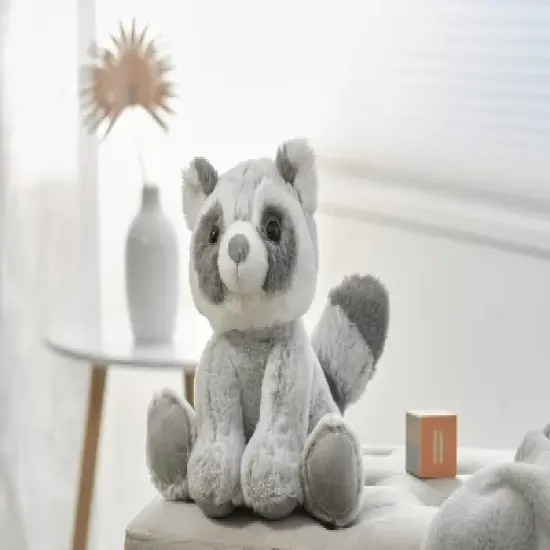 Bearington Ringo Plush Raccoon Stuffed Animal, 10.5 Inch image {1}