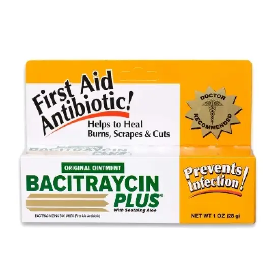 Bacitraycin Plus First Aid Antibiotic Ointment 1 Oz image {5}