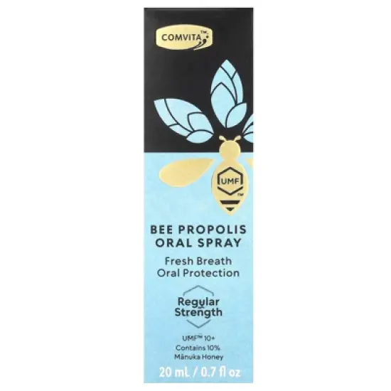Comvita Bee Propolis Oral Spray, Regular Strength, UMF 10+, 0.7 fl oz (20 ml) image {4}
