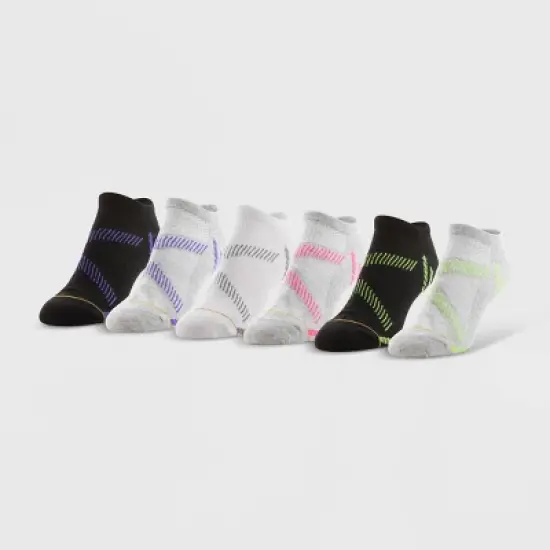 All Pro Powersox Women's Lightweight Cooling 6pk No Show Athletic Socks - 5-10 image {3}