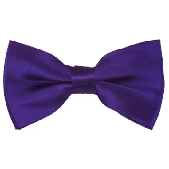 Men's Solid Color 2.5 W And 4.5 L Inch Pre-Tied adjustable Bow Ties image {19}
