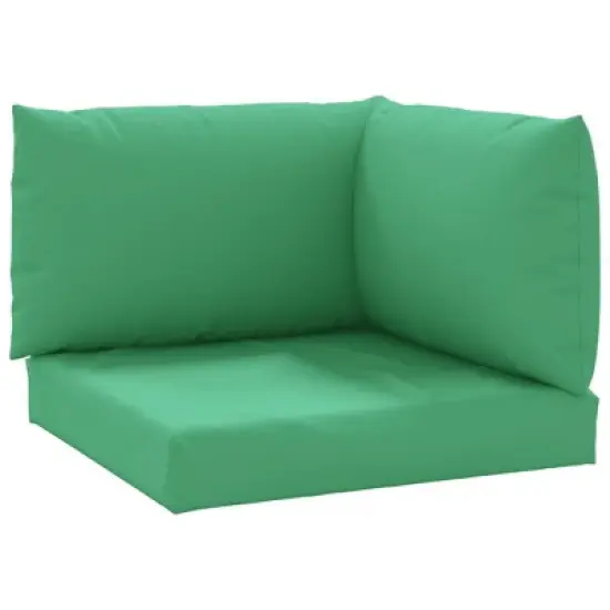 vidaXL Chair Cushion Water Repellent Pallet Cushion Seat Pad Oxford Fabric - Green Corner Sofa image {10}