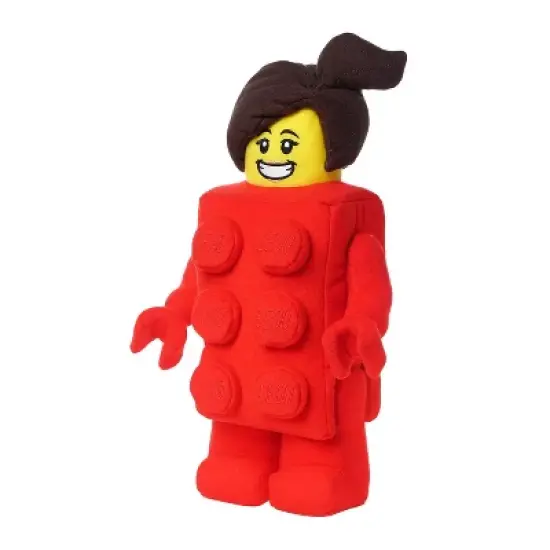 Manhattan Toy Company LEGO&reg; Minifigure Brick Suit Girl 13" Plush Character image {5}