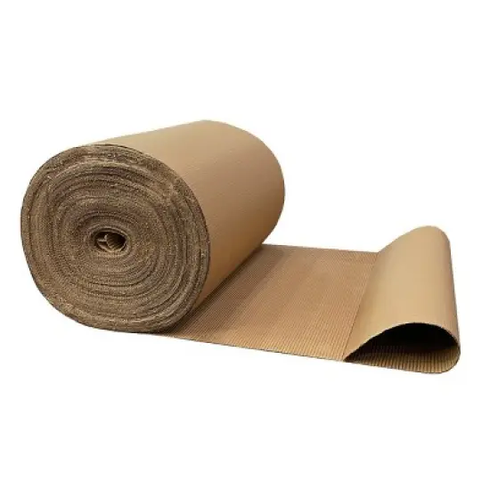 UOFFICE Corrugated Wrap 24" x 250' x 1/8" Thick - B Flute - Cardboard Wrap image {3}